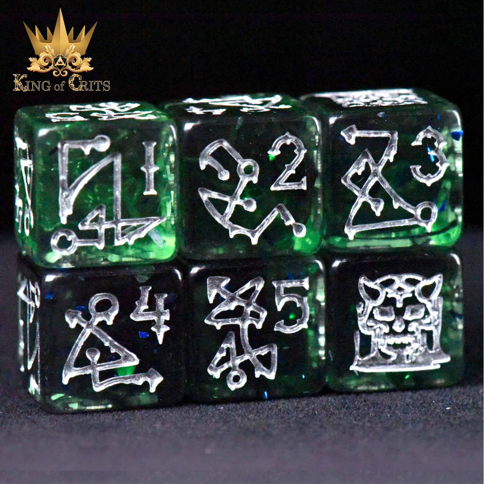 DNDDICE.COM - Wholesale Dice - Crypt of the Necromancer - 11 Dice Set5