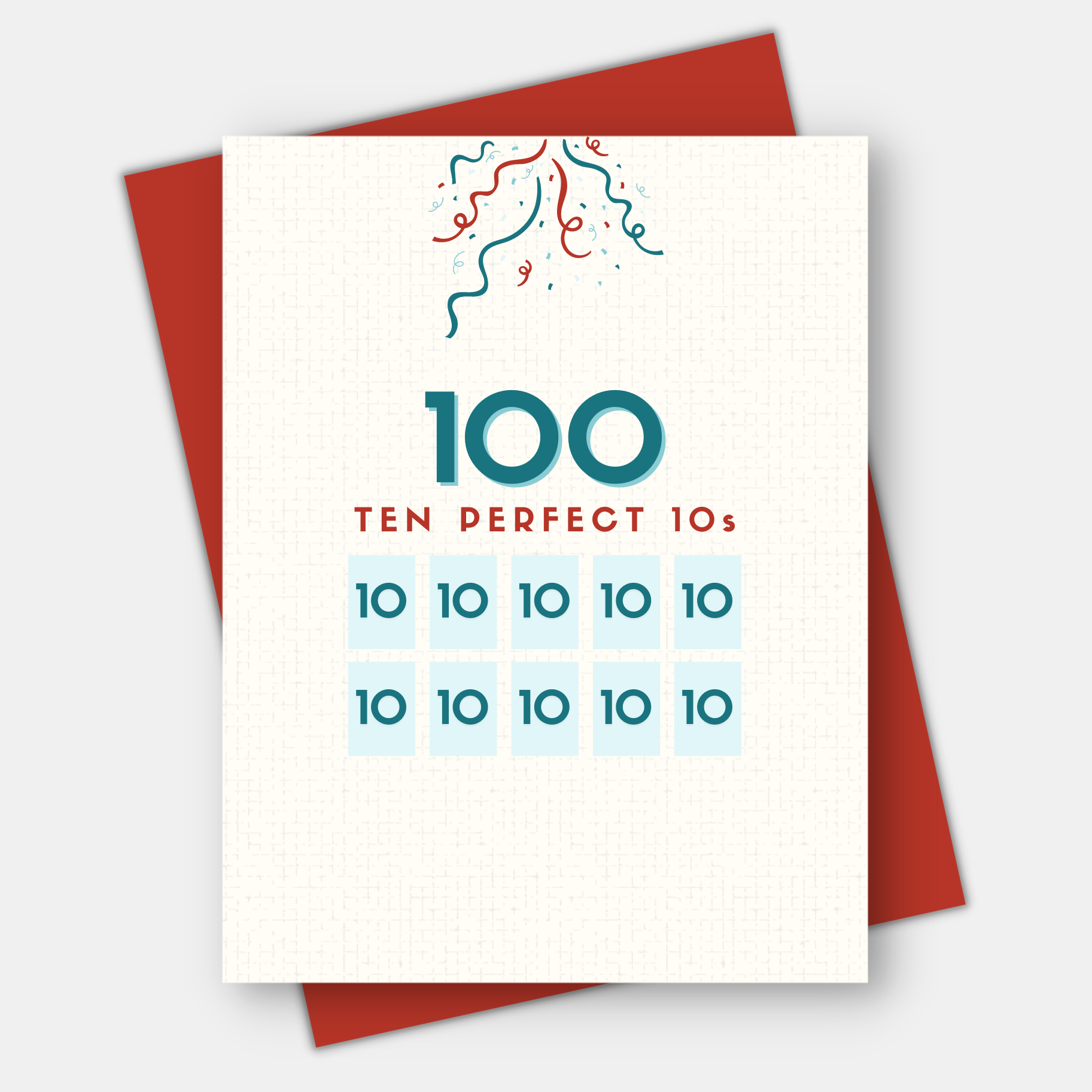 Age-Friendly Vibes - Wholesale Birthday Card - Perfect 10s for 50th, 60th, 70th, 80th, 90th, 100th birthday4