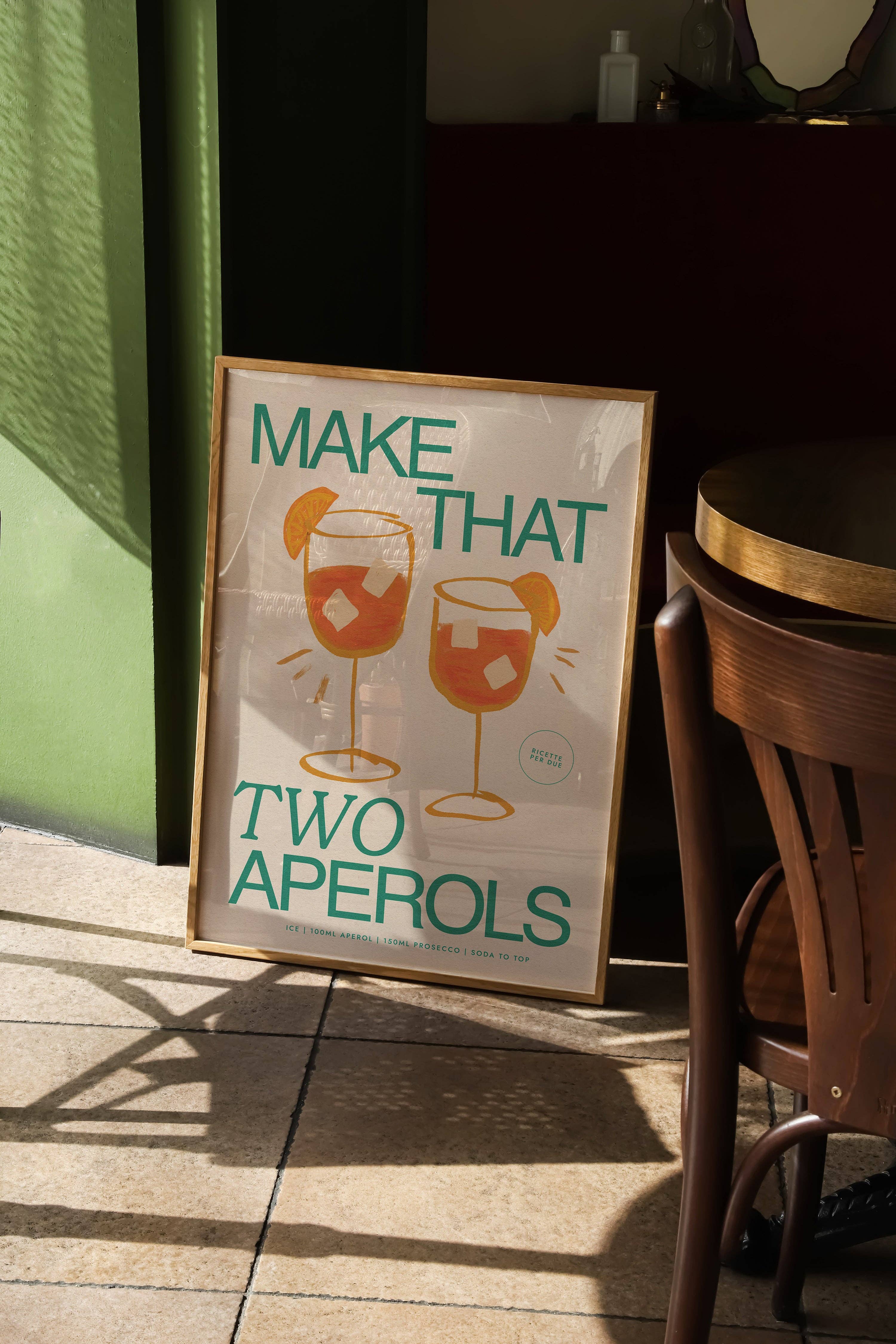 Proper Good - Wholesale Art Print - Aperol Print1