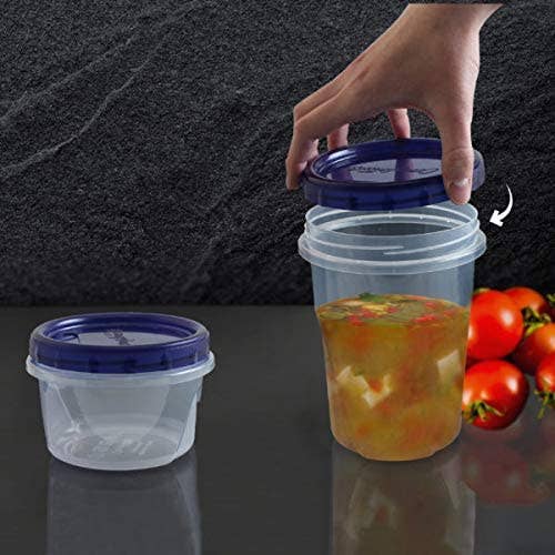EcoQuality - Wholesale Food Storage Container - 48Oz Twist Top Deli Containers BPA Free, Reusable Airtight6