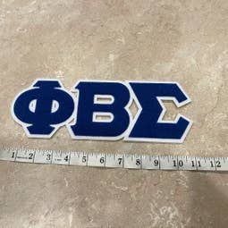 REMOVED BRAND - Wholesale Patch - Phi Beta Sigma Patch Iron On-"Greek Letters"2