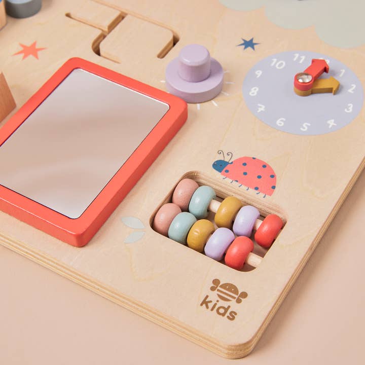 Just Bee Kids - Wholesale Houten speelgoed - Kinderen - Just Bee Kids houten drukbord (FSC)3