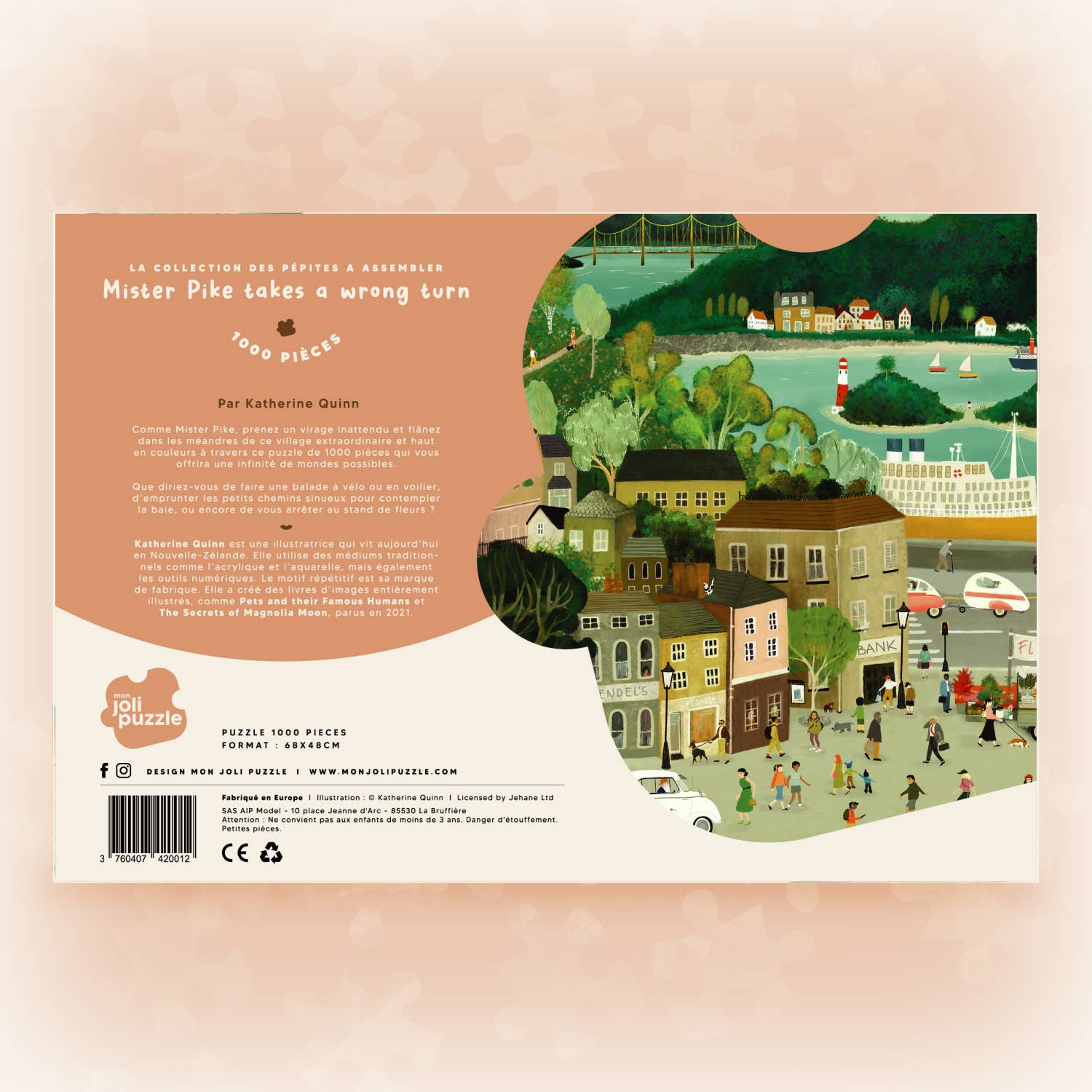 Mon Joli Puzzle - Wholesale Puzzle - Adult - Mr Pike Take a Wrong Turn Puzzle — My Pretty Puzzle — 1000 ft7