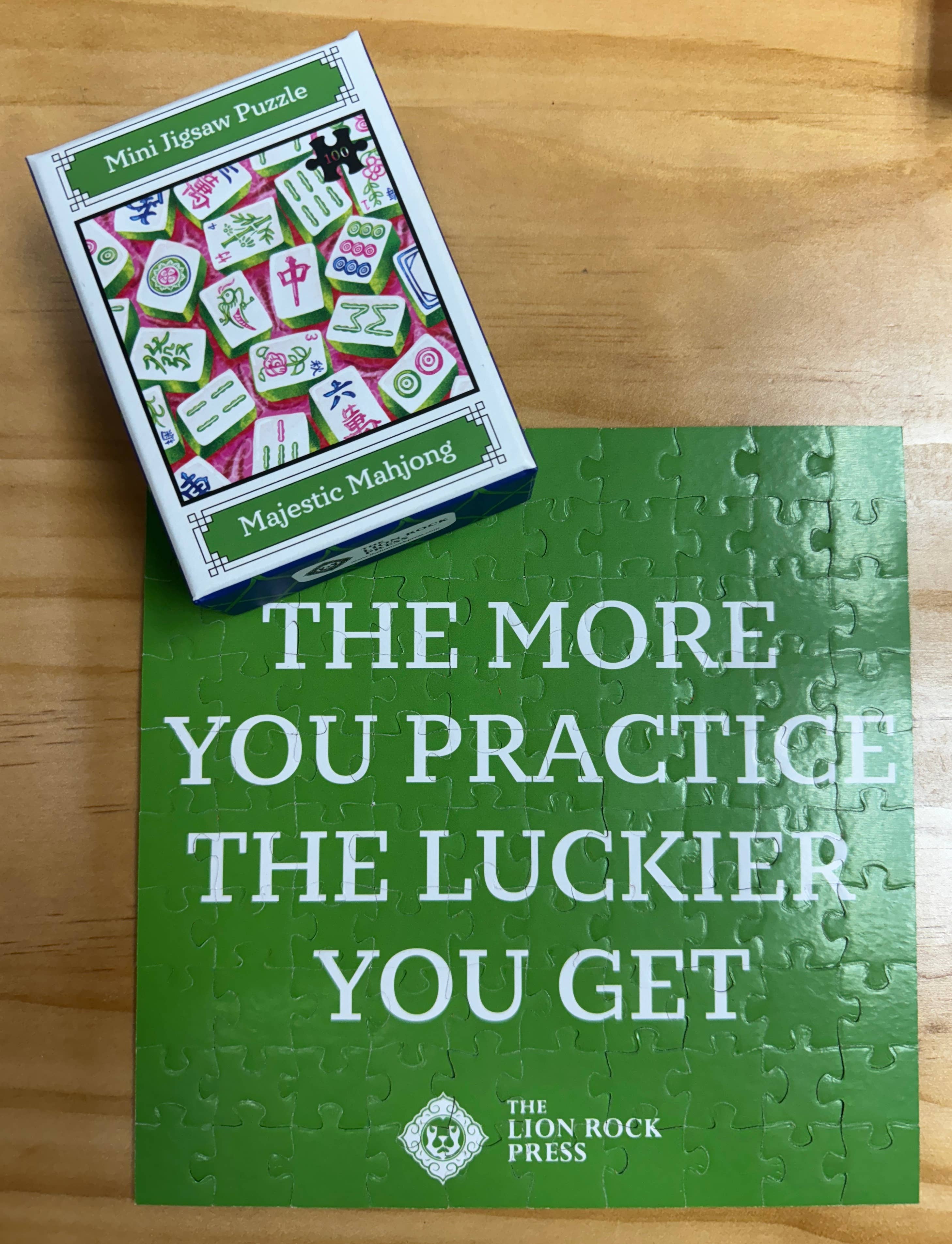 The Lion Rock Press - Wholesale Puzzle - Adult - 100pc MINI PUZZLE: Mahjong Madness2