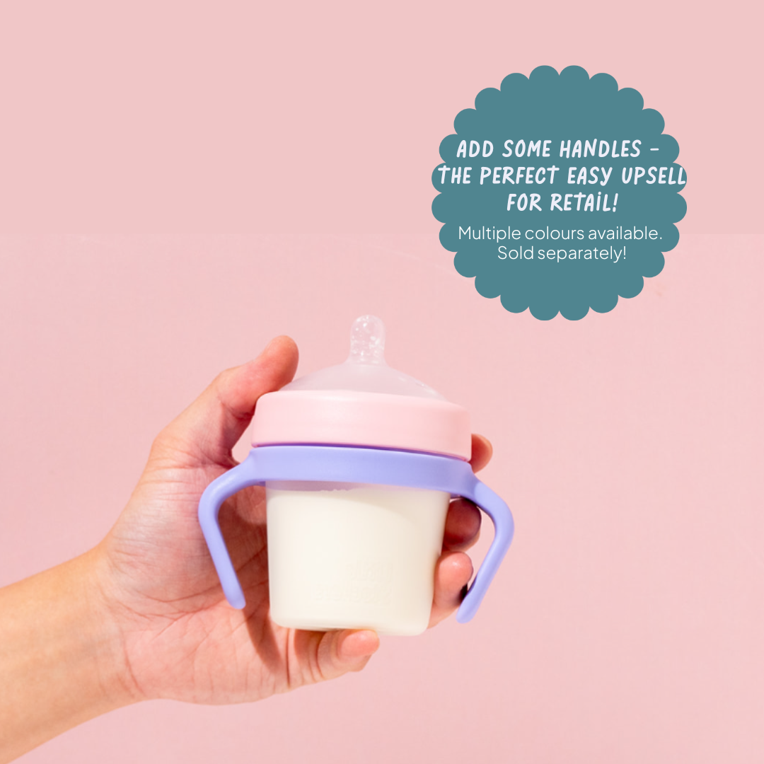 Little Stackers - Venta al por mayor Biberones - Pack de dos biberones de 180 ml verde/negro2