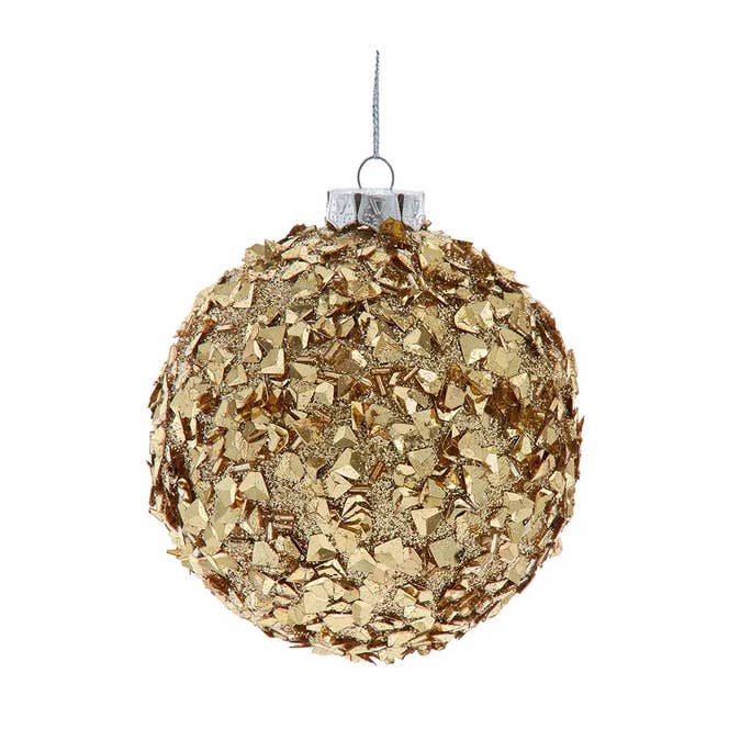 Kurt S. Adler, Inc. - Wholesale Ornament - 100mm Gold Glitter Styrofoam Ball0