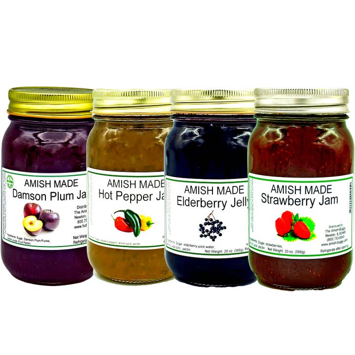 Arndt's Fudgery LLC - Vente Confiture/gelée - Confiture et gelée Amish Made 16 oz4
