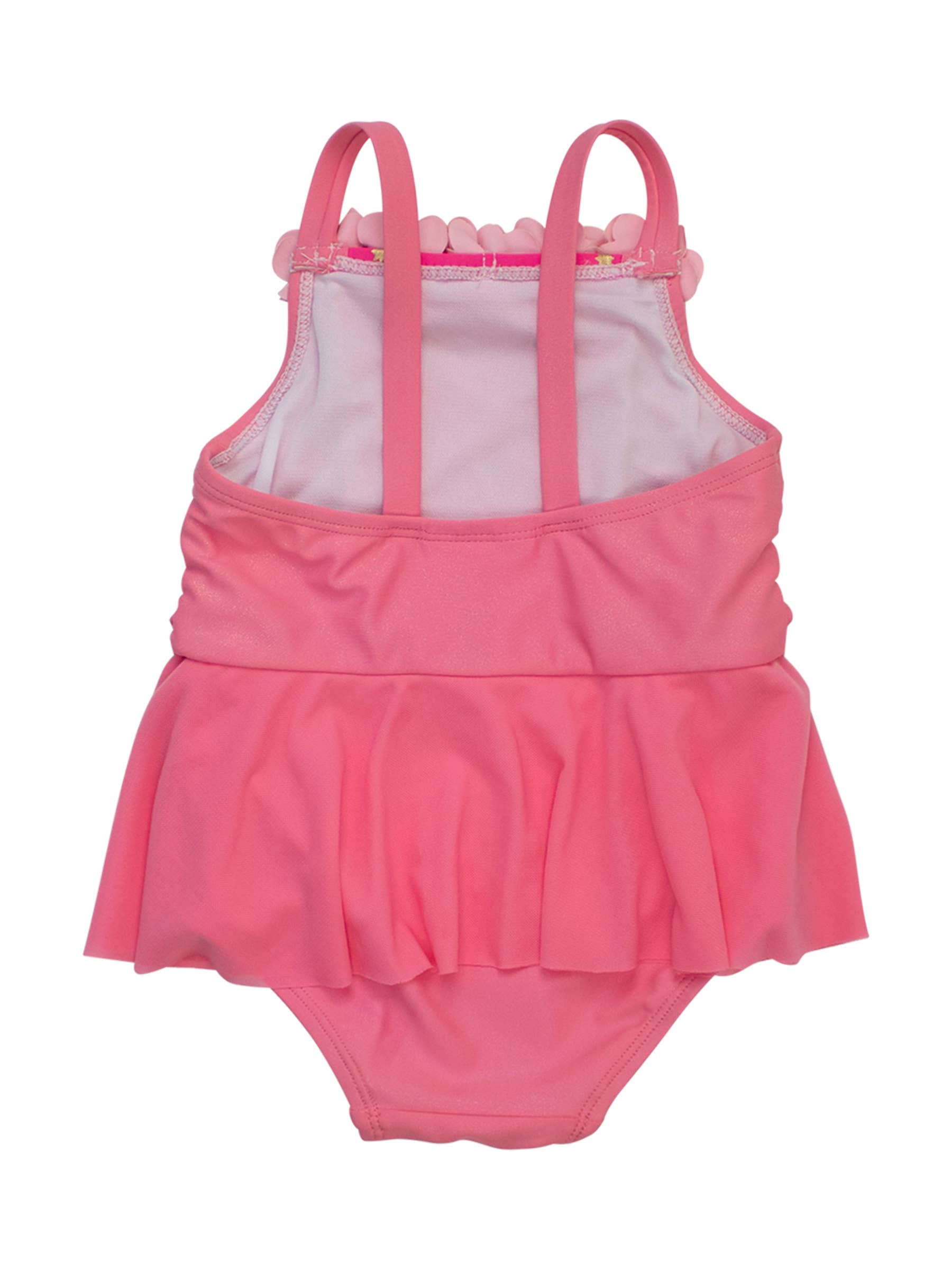 Girls Royal Pink Princess Dress-Up One Piece Swimsuit for wholesale on Faire2