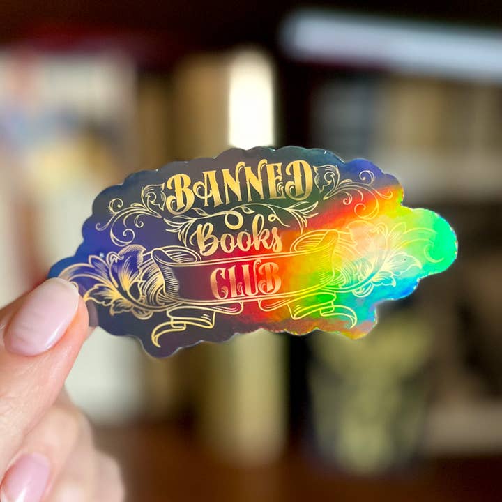 Autocollant littéraire de livres interdits Romantasy Autocollant Kindle Cadeau pour la vente par Well Read Babes