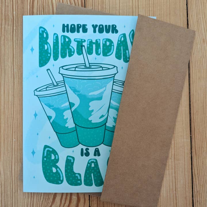 Sadsquatch - Vente Cartes d'anniversaire - Hope Your Birthday is Blast - Jolie carte Baja Blast Taco Bell2