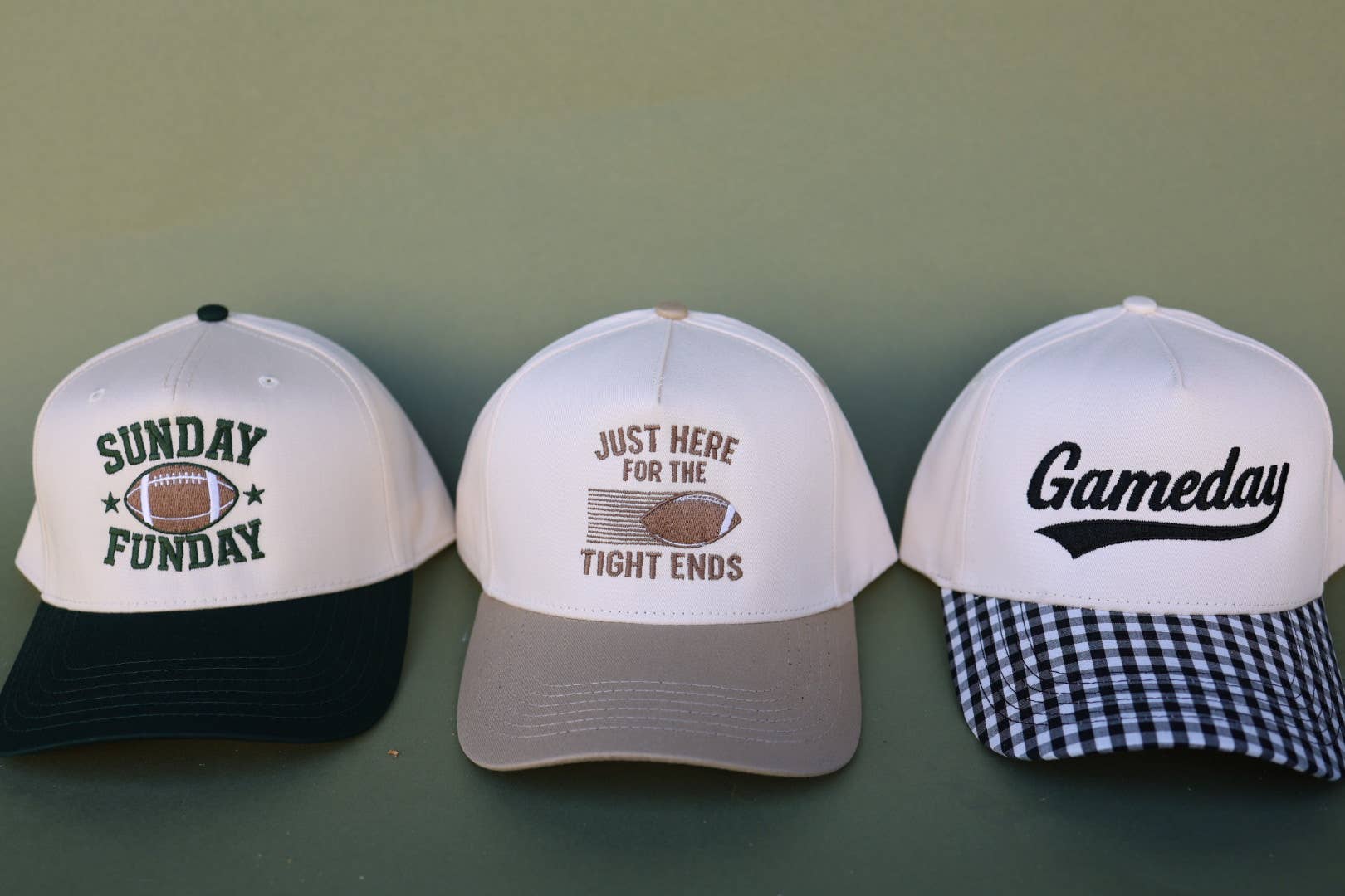 Electric label - Wholesale Trucker Hat - Women's - Gameday Gingham print hat 4