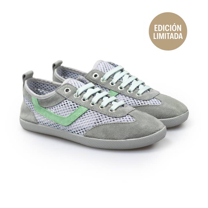 Haikon Hada (Calzame, Alster Komfort, Timoni) - Wholesale Lifestyle Sneakers - Women's - RETE breathable gray sneakers for women – Comfort with style Haikon Hada