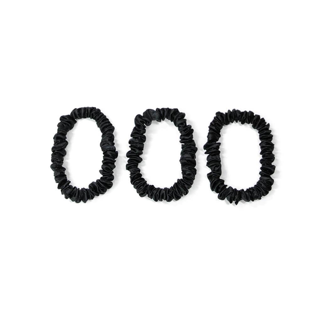 Blissy - Wholesale Scrunchie - Women's - Blissy Skinny Scrunchies - Black1
