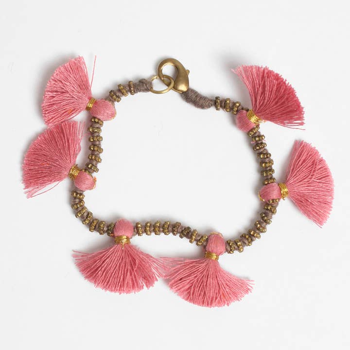 Bohemia Design - Wholesale Woven/Braided Bracelet - Kriti Tassel Bracelets