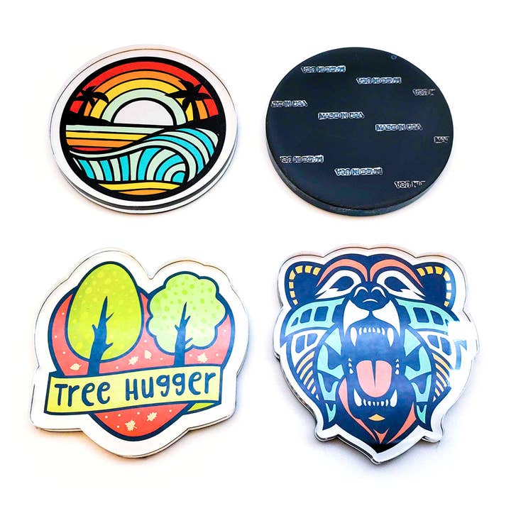 Morris Magnets - Wholesale Magnet - Magnet - Eugene, OR Flower Power Bus3