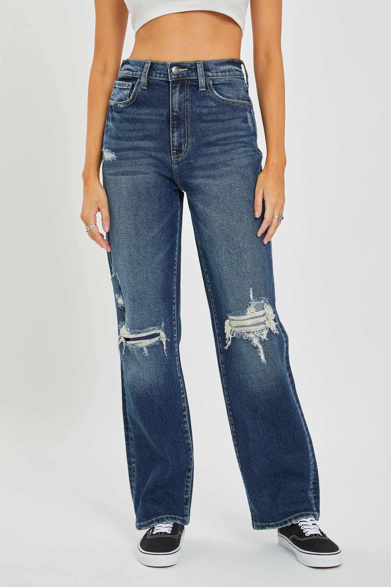 cello pull on flare jegging cargo pocket jeans in dark wash
