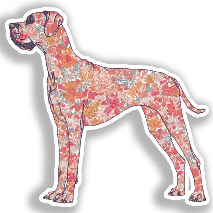 Stor Race Hund Klistermærke # A019425 for engroshandel hos Yoonek Graphics