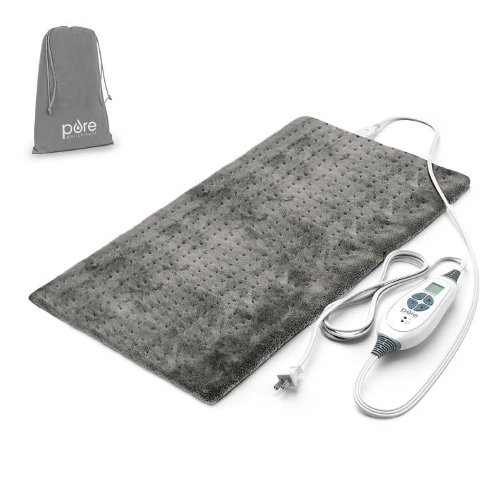 PureRelief Plush Heating Pad for wholesale by Ripple Distribution