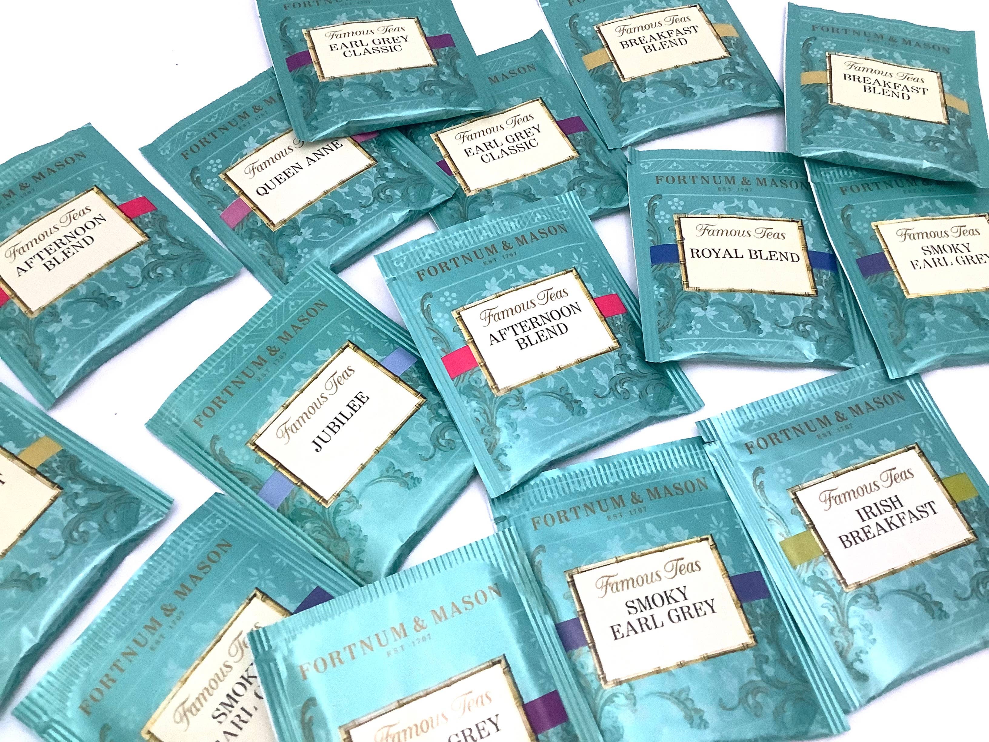 All Little Cute Things – Engroshandel Teposer – Fortnum Mason te-sortiment med forskellige varianter, britiske tebreve6