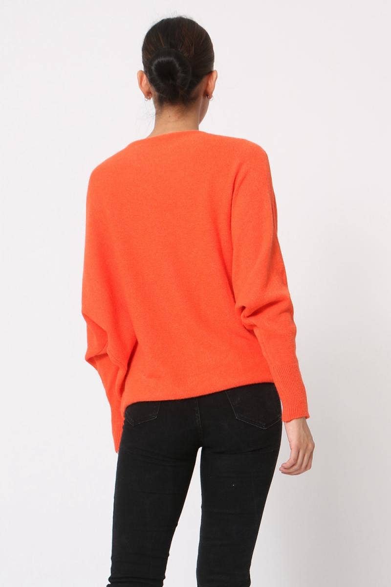 LÉA & LUC - Vendita all'ingrosso Maglione tricot - Donna - Maglione con maniche a pipistrello REF. 009948