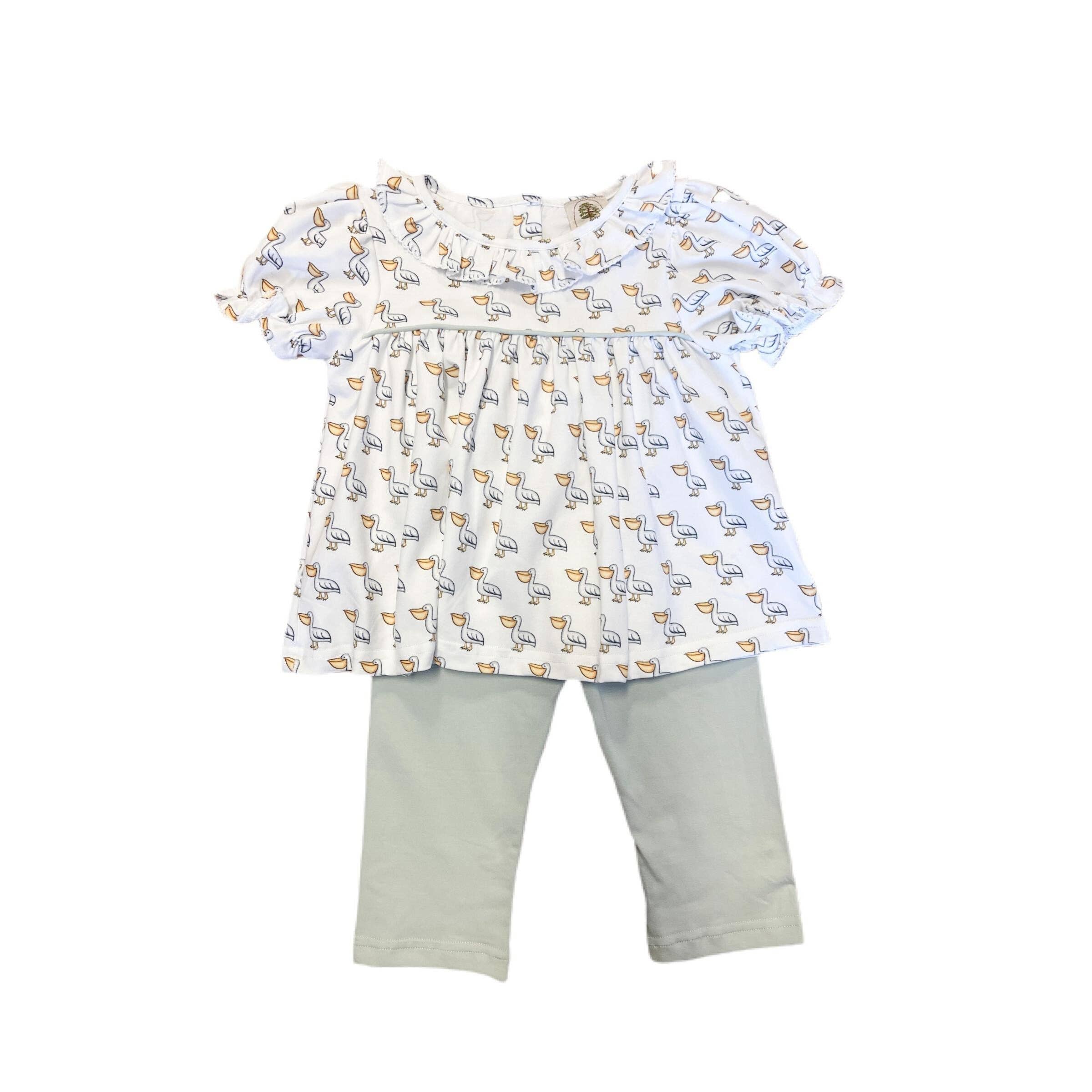 Cypress Row Childrens - Wholesale Top & Pant Set - Kids - Pelican Play Girls Set