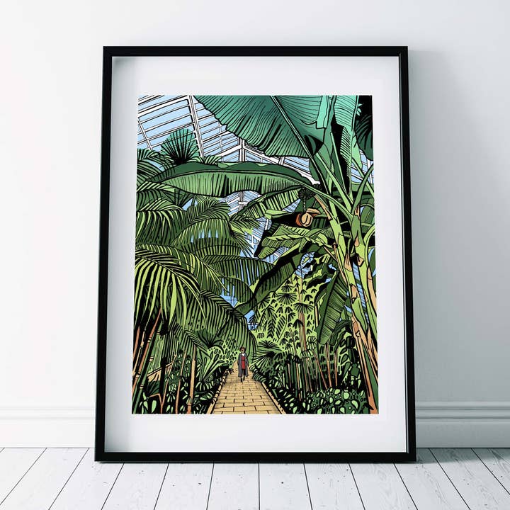 Konsttryck/Kew Gardens/Tempererat Hus för wholesale av Freya's Prints