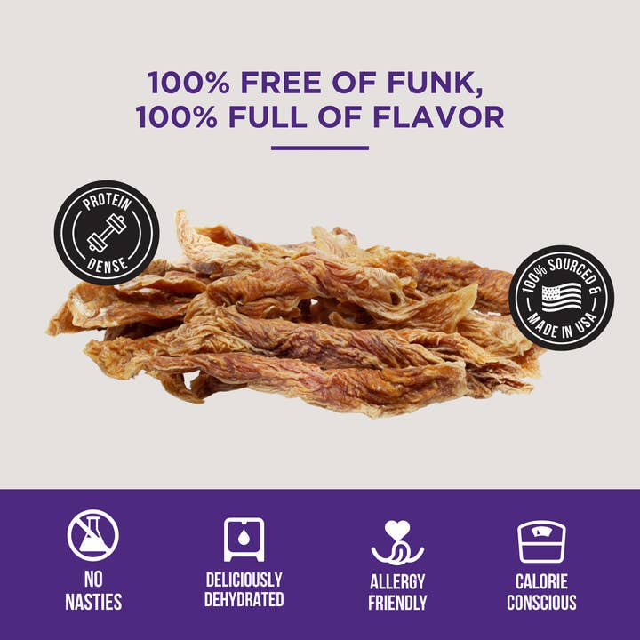 Natural Rapport - Wholesale Pet Treats - Dog - The Only Dehydrated Chicken Jerky Dogs Need