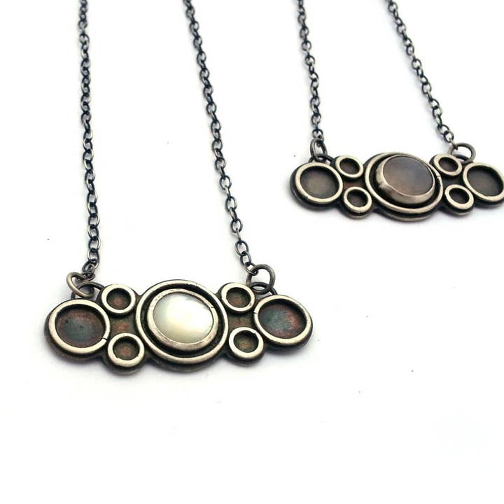 Horizontal Eyelet Lace Pendant for wholesale by Erin Austin Design