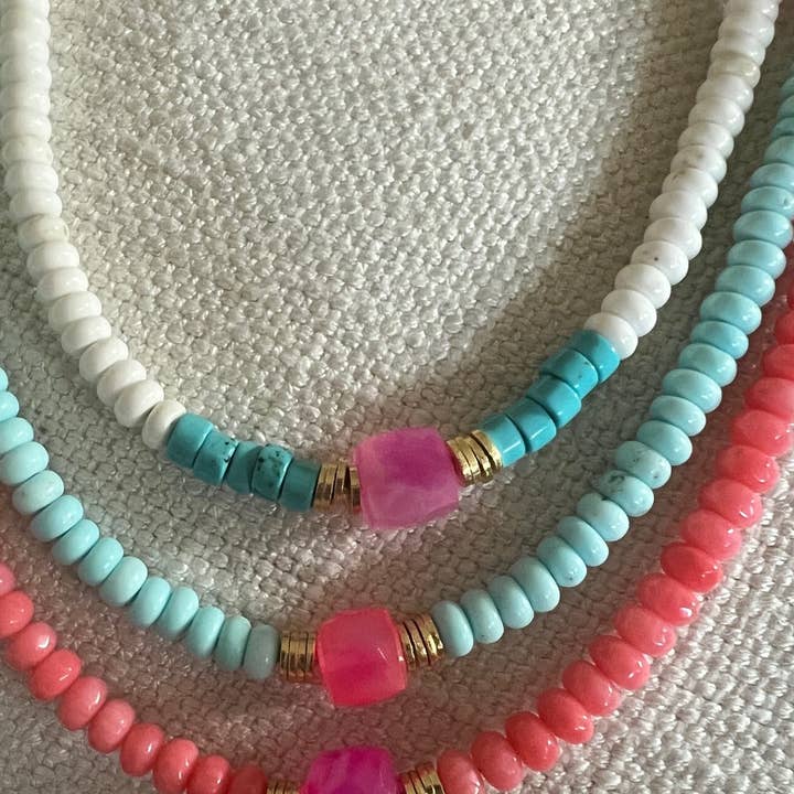 Sonya Renee Jewelry - Wholesale Beaded/Pearl Necklace - Mykonos necklace Series0