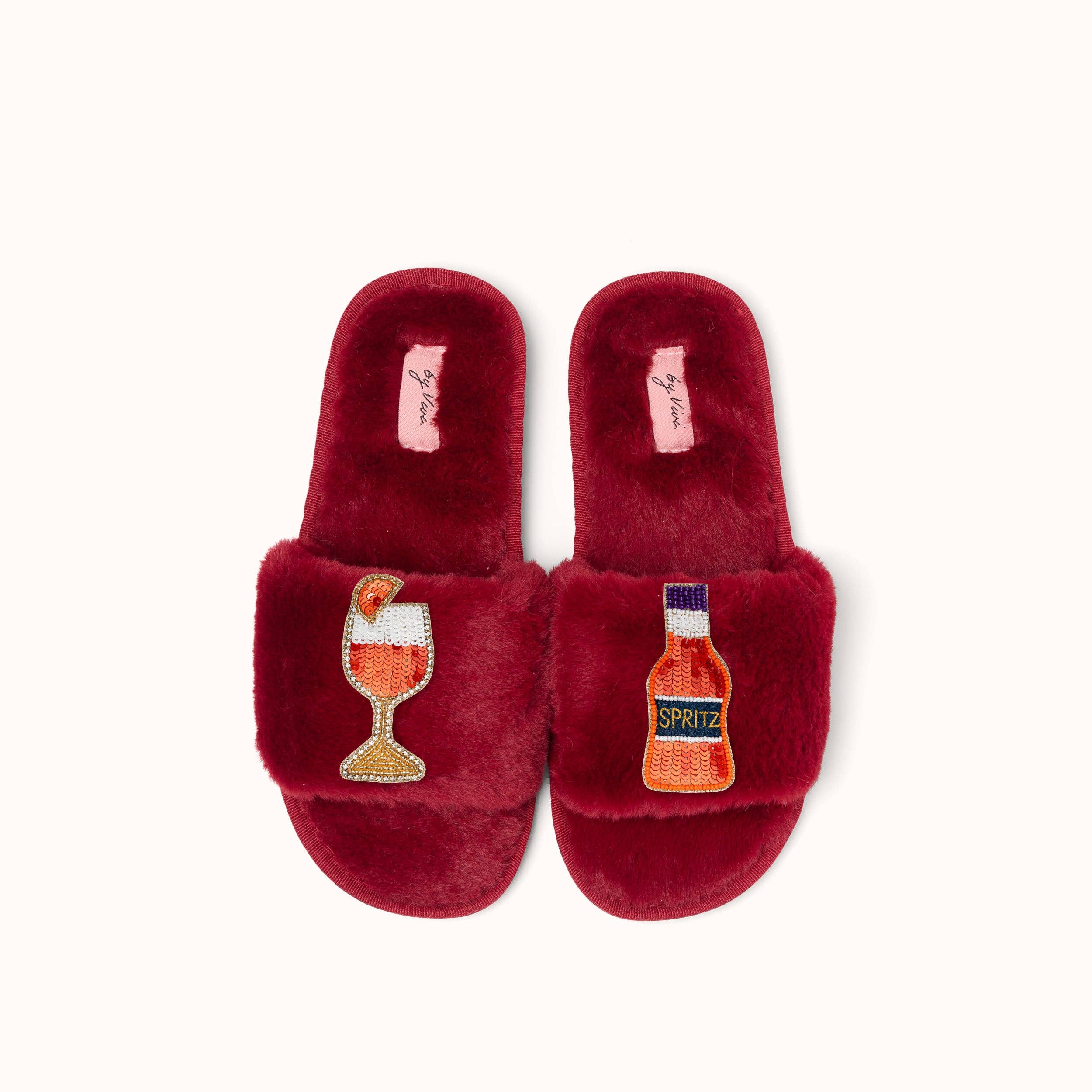 by Vivi. - Vendita all'ingrosso Spille - Coppia di spille per mocassini: Aperol Spritz1