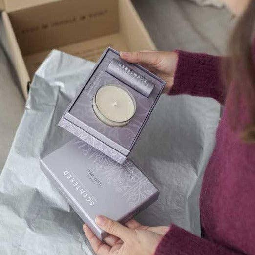 Set de Bálsamo y Vela para Dormir Bien x 6 para venta al por mayor de Scentered