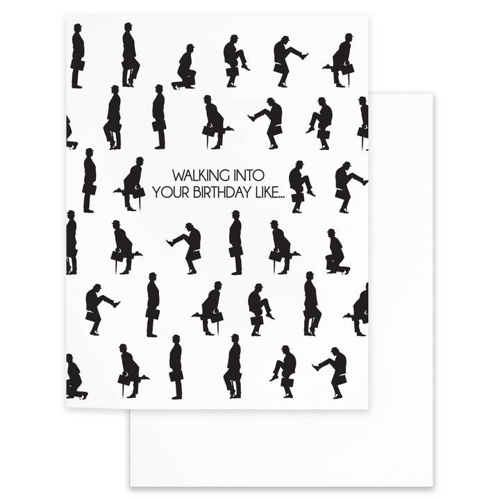 Cardideology - Wholesale Birthday Card - Walking Into Your Birthday