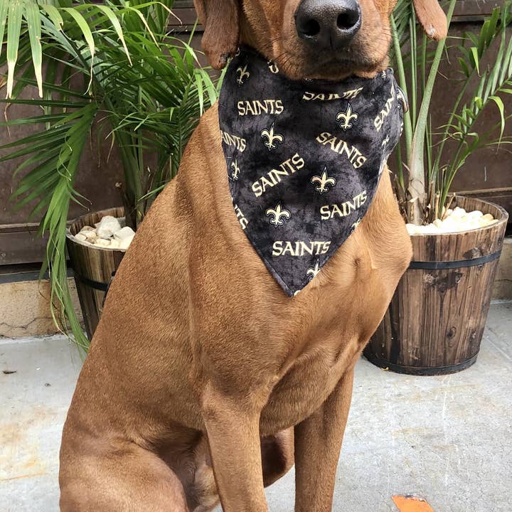 Koa's Ruff Life - Wholesale Pet Bandana - Dog - New Orleans Saints Bandana - Football Collection1