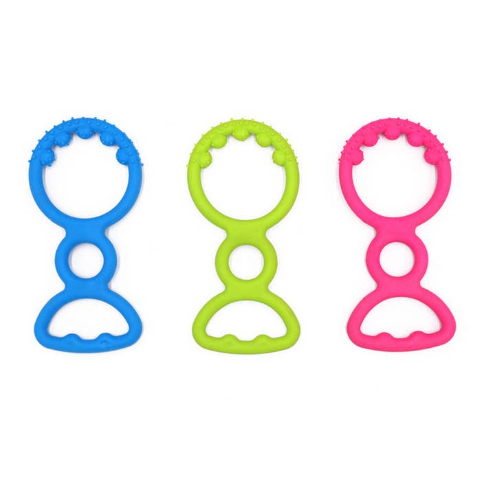 PAWPAWwholesale - Wholesale Pet Dental Toy - Dog - Chew Ring & Woven Ball TPR Toy for Dog Teeth_CWMM72322