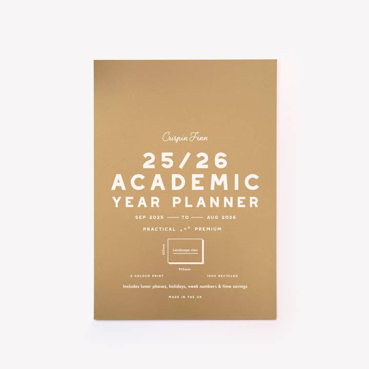 Crispin Finn - Wholesale Planner - 2025/2026 Academic Year Planner - Landscape View1