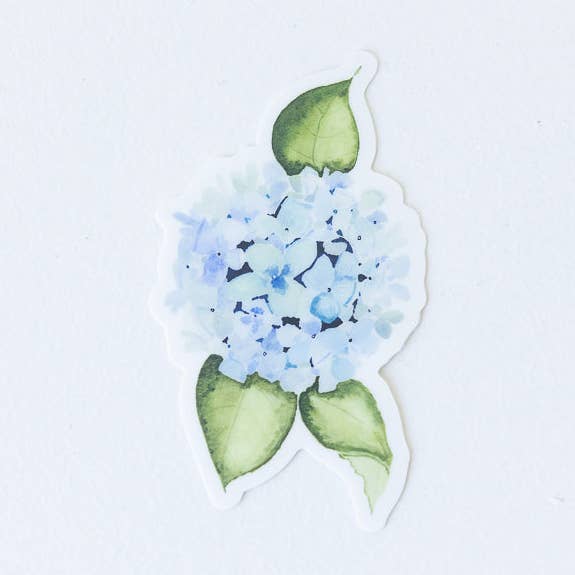 Hydrangea Sticker for engroshandel hos Finding Silver Pennies