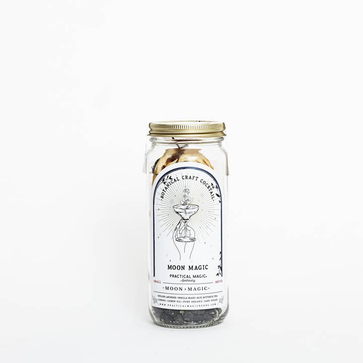 Practical Magic Apothecary & Craft Cocktails - Wholesale DIY Drink Kit - Moon Magic Martini Craft Cocktail Infusion Drink Kit -Jar