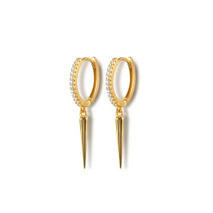 Spike Huggie Hoop for wholesale by Twilight London