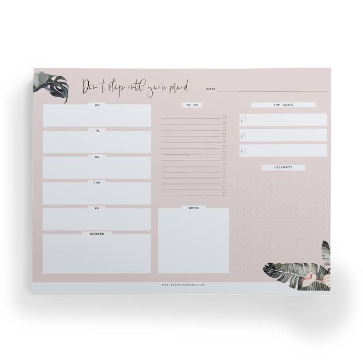 Block A4 | Until you're proud für den Großhandel von Buchstabenkult