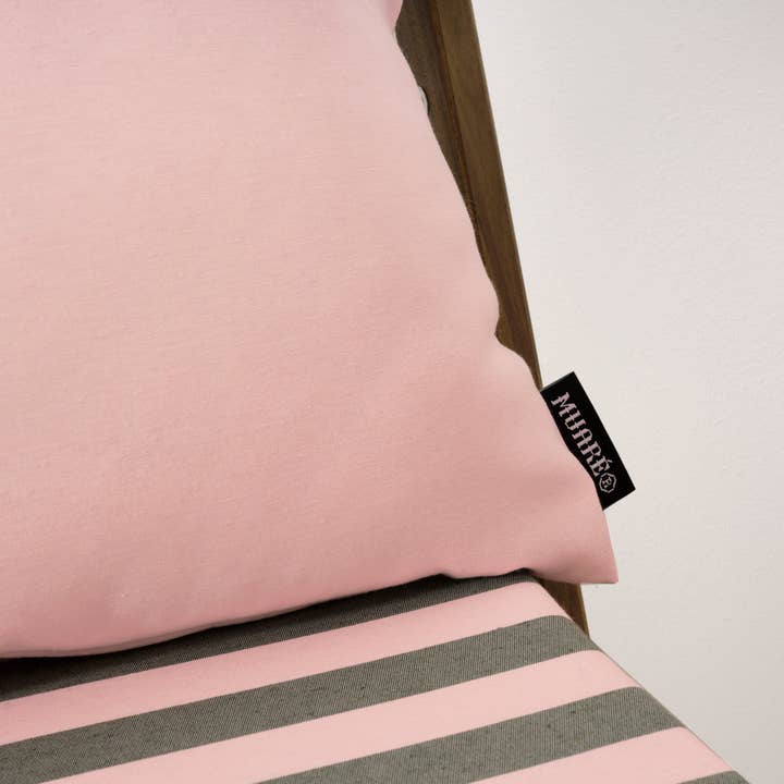 SG HOGAR - Vendita all'ingrosso Cuscini per sedie - Fodera per cuscino Maglia Liso rosa 50x50 cm