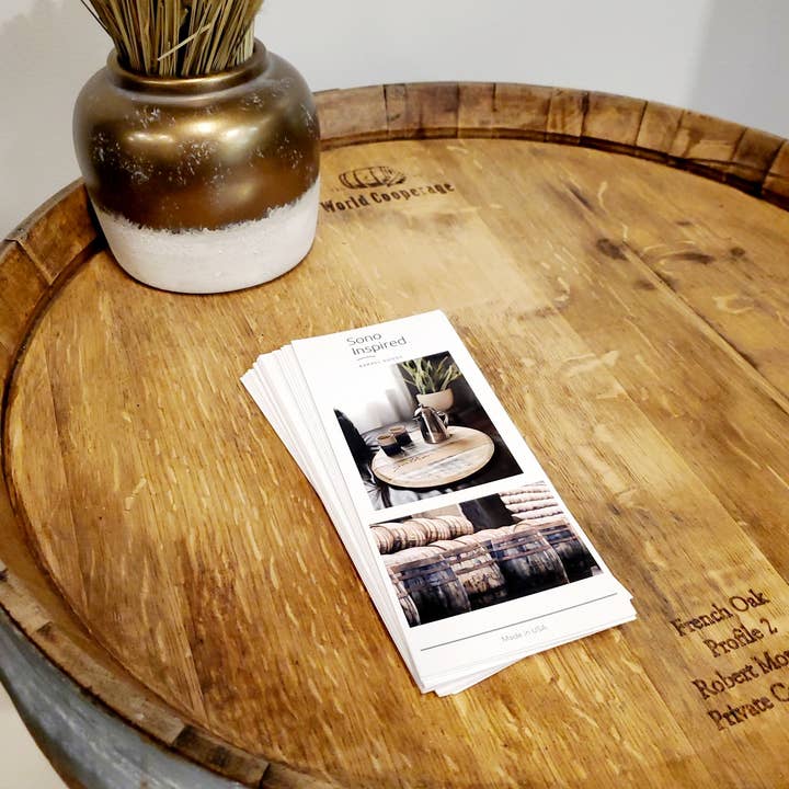 Sono Inspired - Wholesale Lazy Susan - Wine Barrel Lazy Susan