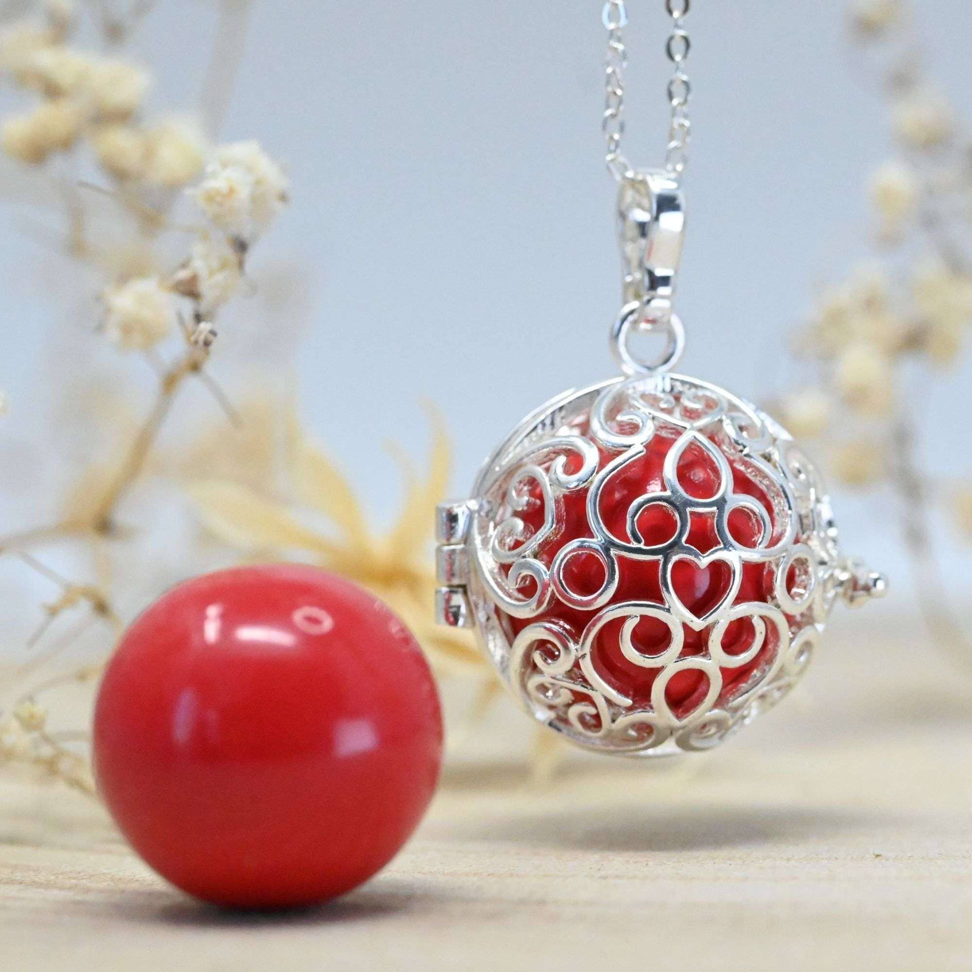 Irréversible - Wholesale Pendant/Charm Necklace - BOLA DE GROSSESSE CAGE - ÉLÉONORE  **DESTOCK**1