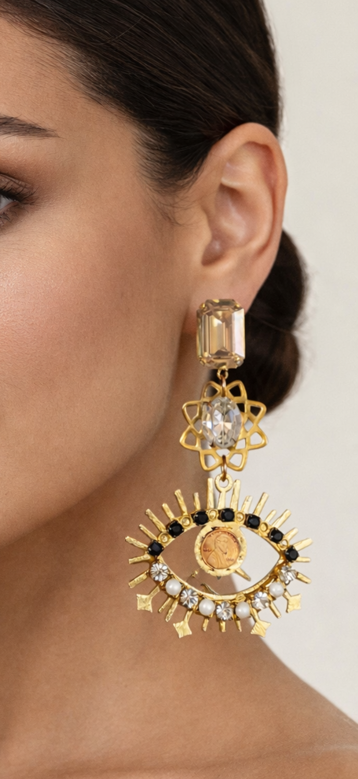 Kristin Hayes Jewelry - Wholesale Dangle Earrings - All Seeing Eye Imagine Earring1