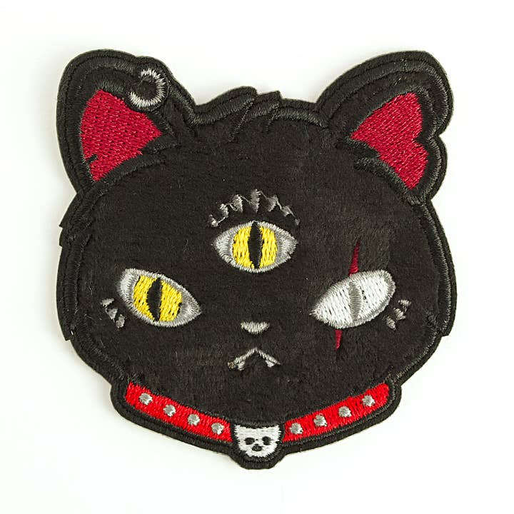 Gritty Kitty Fuzzy Patch for wholesale by LuxCups Creative