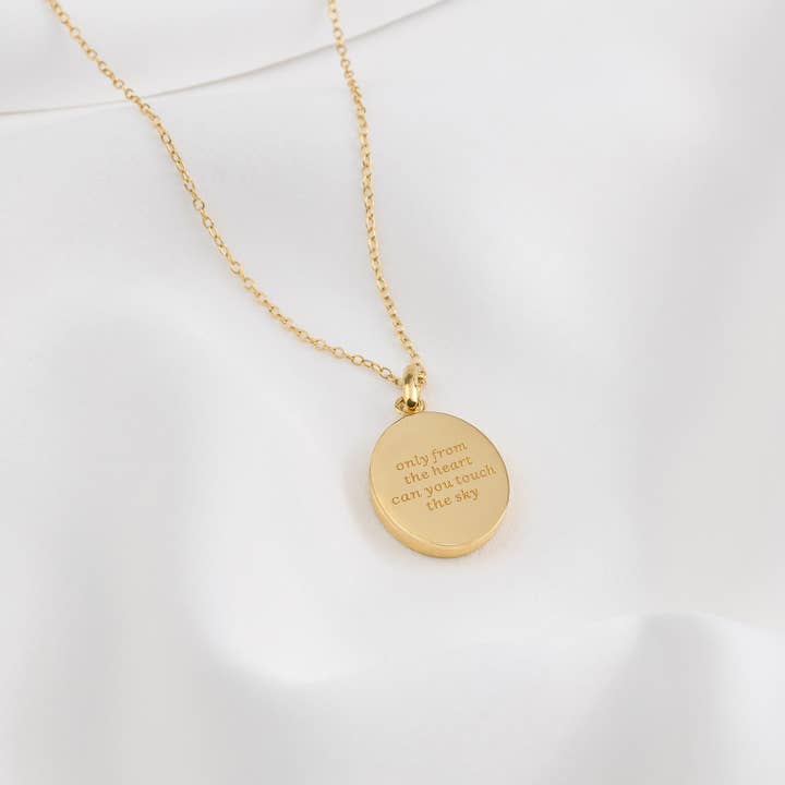 Only From The Heart 14K Gold Sterling Silver Locket Necklace for wholesale by Wanderlust + Co
