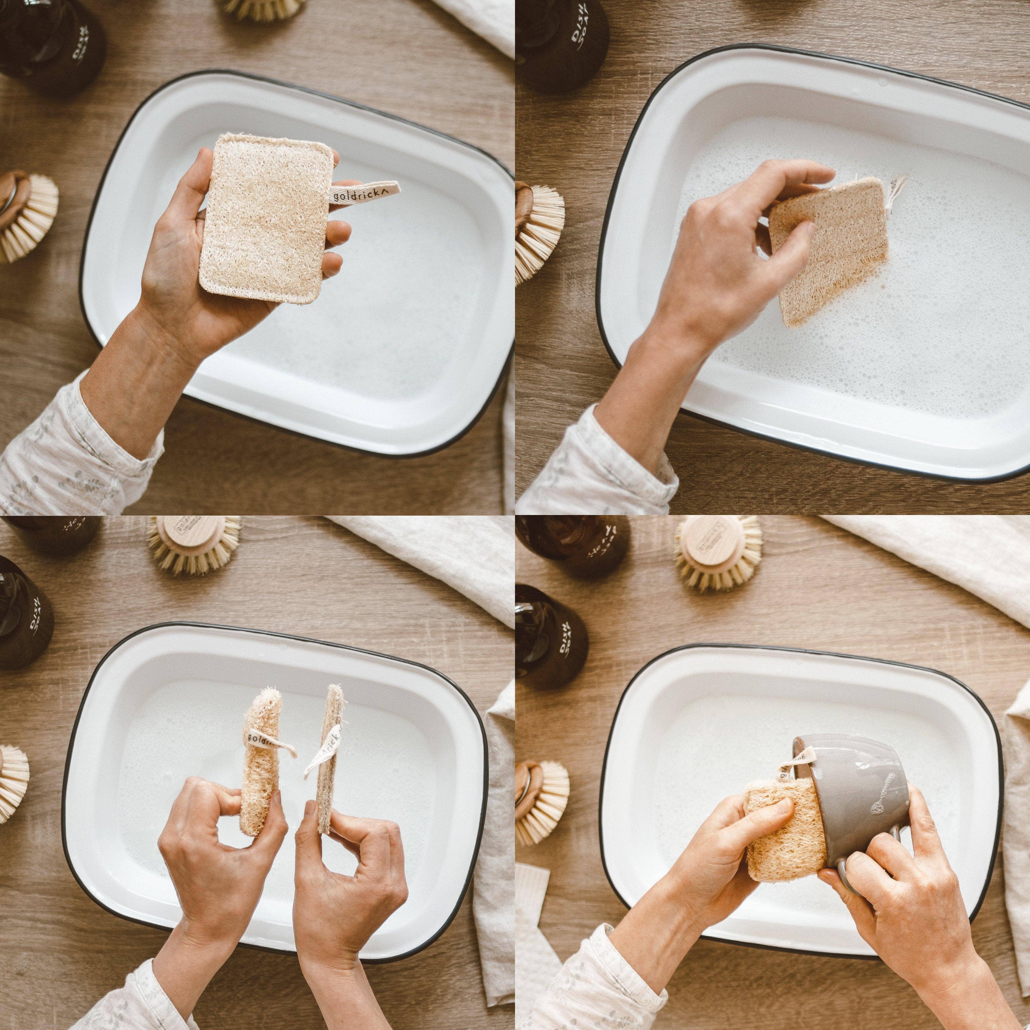 Goldrick Natural Living - Wholesale Cleaning Sponge - Loofah Dishwashing Sponge4