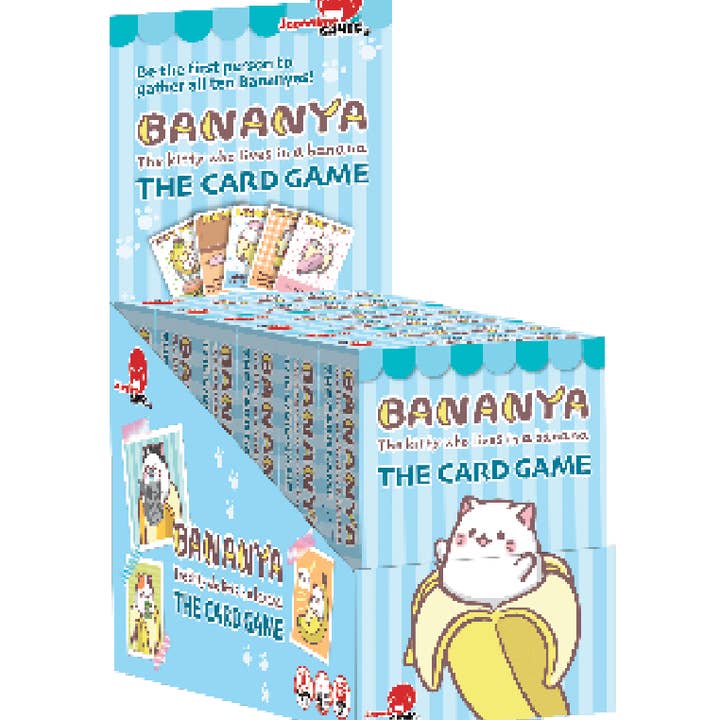 6-Pack Display Bananya The Card Game for wholesale by Japanime Games