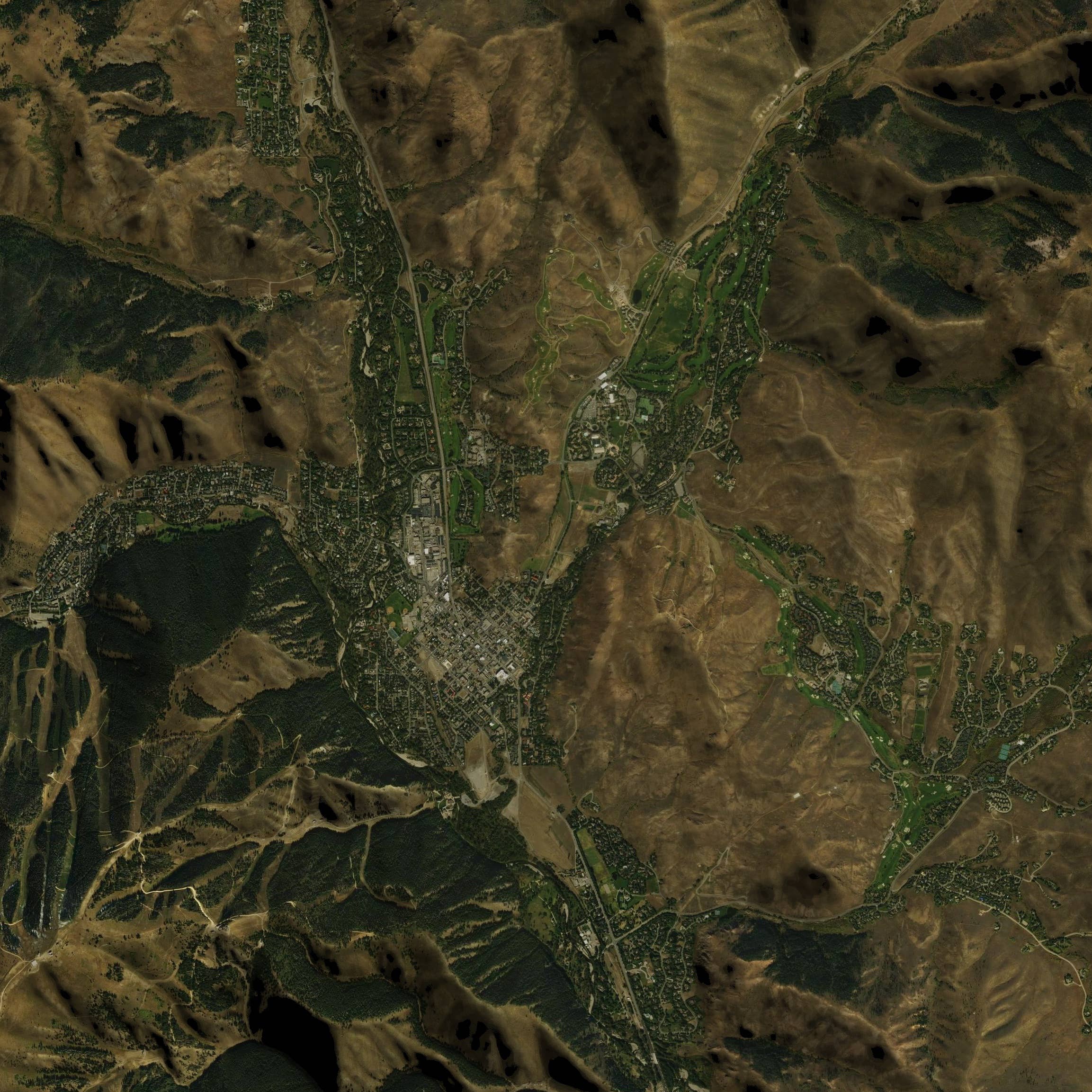 JACE.design - Wholesale Art Print - Sun Valley ID Map Print Satellite4