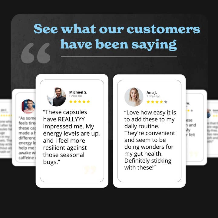 Azuretale INC - Wholesale Oral Supplement/Vitamin - Sea Moss Capsules With Ashwagandha | Vitamin C, Black Seed Oil, Black Pepper | 7-in-1 Supplement9