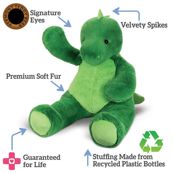 Vermont Teddy Bear - Wholesale Stuffed/Plush Toy - Kids & Baby - 4 Ft. Cuddle Dinosaur3